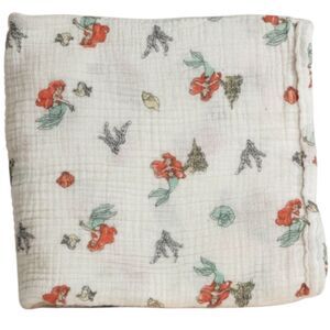 Aden + Anais Disney Baby Muslin Blanket Swaddle Little Mermaid Ariel bv